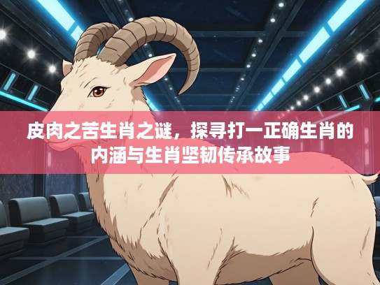 皮肉之苦生肖之谜，探寻打一正确生肖的内涵与生肖坚韧传承故事