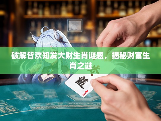 破解皆欢知发大财生肖谜题,揭秘财富生肖之谜 破解皆欢知发大财生肖谜题,揭秘财富生肖之谜