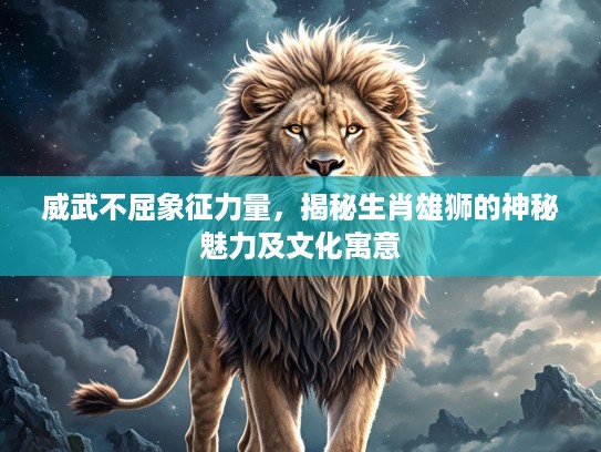 威武不屈象征力量,揭秘生肖雄狮的神秘魅力及文化寓意 威武不屈象征力量,揭秘生肖雄狮的神秘魅力及文化寓意