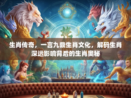 生肖传奇，一言九鼎生肖文化，解码生肖深远影响背后的生肖奥秘
