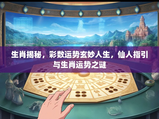 生肖揭秘，彩数运势玄妙人生，仙人指引与生肖运势之谜