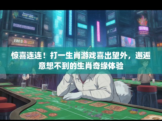 惊喜连连！打一生肖游戏喜出望外，邂逅意想不到的生肖奇缘体验