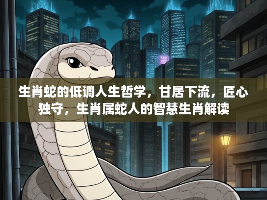 生肖蛇的低调人生哲学,甘居下流,匠心独守,生肖属蛇人的智慧生肖解读 生肖蛇的低调人生哲学,甘居下流,匠心独守,生肖属蛇人的智慧生肖解读