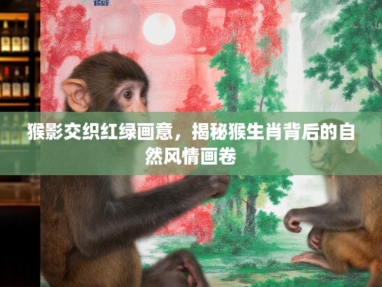 猴影交织红绿画意，揭秘猴生肖背后的自然风情画卷