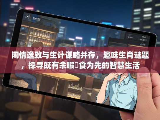 闲情逸致与生计谋略并存，趣味生肖谜题，探寻既有余暇揾食为先的智慧生活