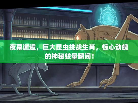 夜幕邂逅，巨大昆虫挑战生肖，惊心动魄的神秘较量瞬间！
