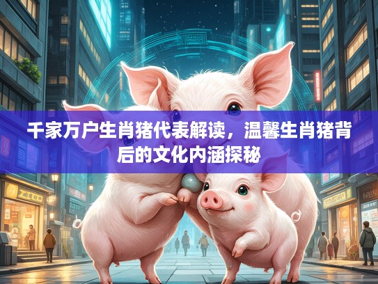 千家万户生肖猪代表解读，温馨生肖猪背后的文化内涵探秘