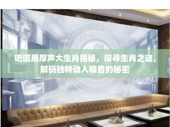 吧嗒唇厚声大生肖揭秘，探寻生肖之谜，解码独特动人嗓音的秘密