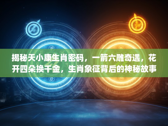 揭秘天小康生肖密码，一箭六雕奇遇，花开四朵换千金，生肖象征背后的神秘故事