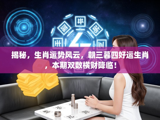 揭秘，生肖运势风云，朝三暮四好运生肖，本期双数横财降临！