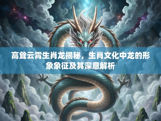 高耸云霄生肖龙揭秘，生肖文化中龙的形象象征及其深意解析