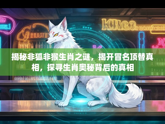 揭秘非狐非猴生肖之谜，揭开冒名顶替真相，探寻生肖奥秘背后的真相