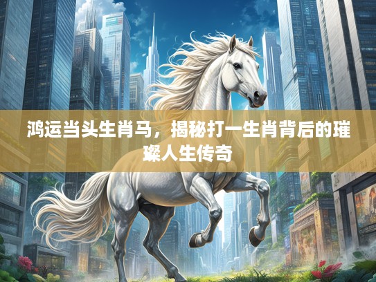 鸿运当头生肖马，揭秘打一生肖背后的璀璨人生传奇