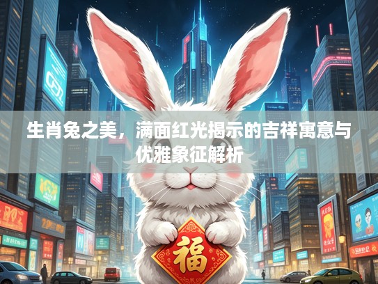 生肖兔之美，满面红光揭示的吉祥寓意与优雅象征解析