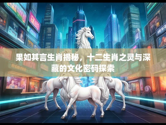 果如其言生肖揭秘，十二生肖之灵与深藏的文化密码探索