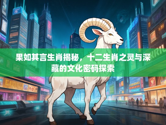 果如其言生肖揭秘，十二生肖之灵与深藏的文化密码探索
