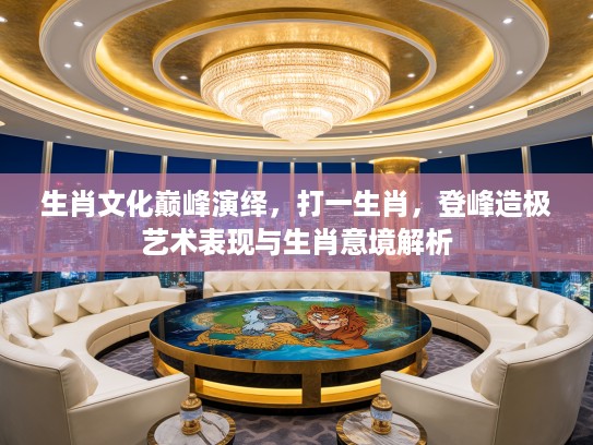 生肖文化巅峰演绎，打一生肖，登峰造极艺术表现与生肖意境解析