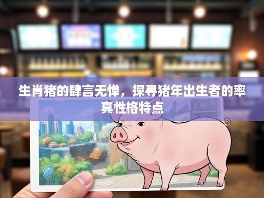 生肖猪的肆言无惮，探寻猪年出生者的率真性格特点