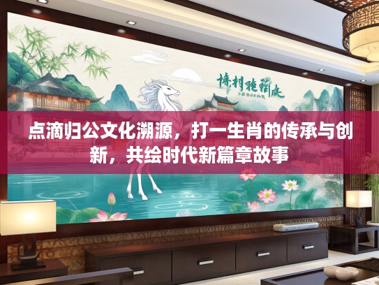 点滴归公文化溯源，打一生肖的传承与创新，共绘时代新篇章故事