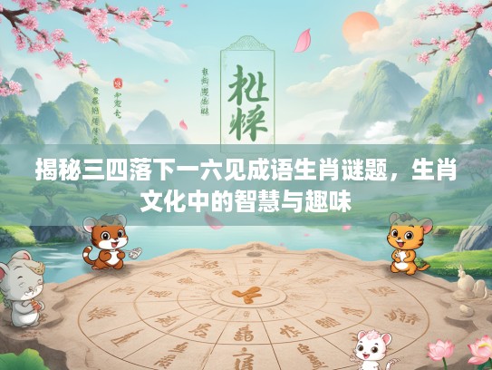 揭秘三四落下一六见成语生肖谜题，生肖文化中的智慧与趣味