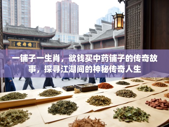 一铺子一生肖，欲钱买中药铺子的传奇故事，探寻江湖间的神秘传奇人生