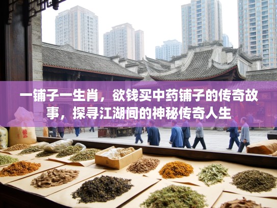 一铺子一生肖，欲钱买中药铺子的传奇故事，探寻江湖间的神秘传奇人生