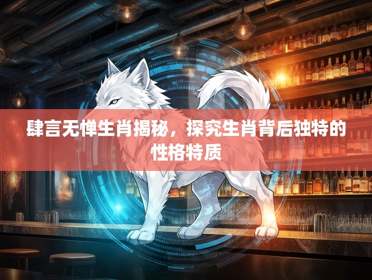 肆言无惮生肖揭秘，探究生肖背后独特的性格特质